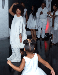 Tina-Knowles-and-Richard-Lawson-Wedding-Blue-Ivy-and-Solange-Dancing